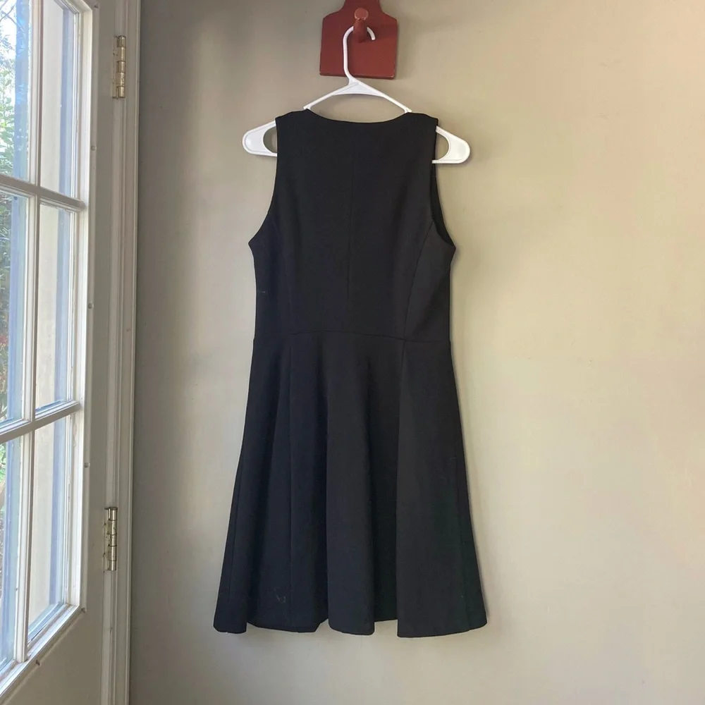 Michael Michael Kors Black Zip Up Black Dress 6 NWT - Picture 5 of 8